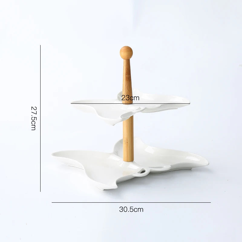 Présentoir Céramique Bois 2 Étages