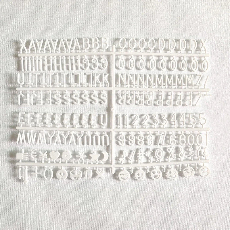 Tablero de mensajes de letras de madera multifuncional con símbolos intercambiables, tablero de fieltro de 10x10 pulgadas, decoración para el hogar, pizarra para tienda