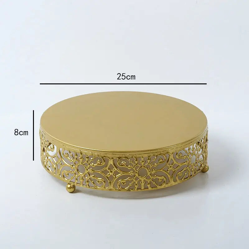 Présentoir Gâteau Doré Multi-Usages