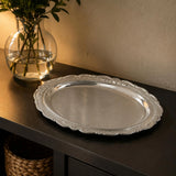 Plateau Argenté Vintage pour Service