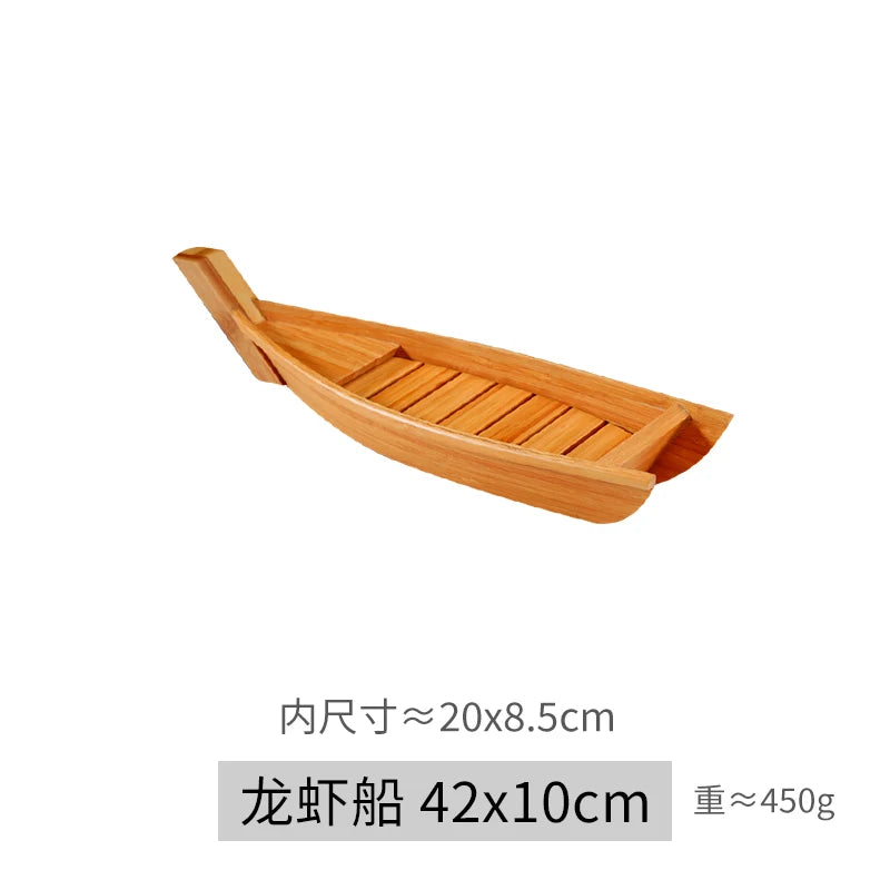 Bateau Sushi Bois Artisanal Pro