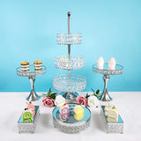 Présentoir Gâteaux Miroir Doré Mariage