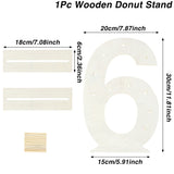 Présentoir Donuts Bois Fête Enfant