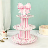 Présentoir Cupcake Nœud Carton