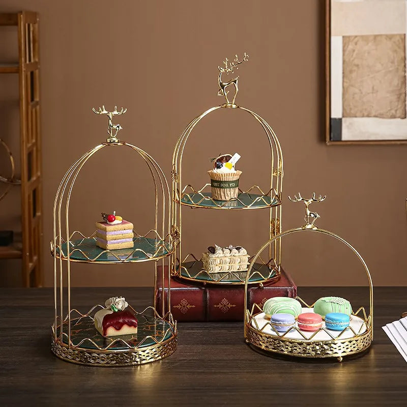 Présentoir à Gâteaux Thé Mariage Chic