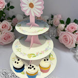 Présentoir Cupcakes Marguerite 3 Niveaux