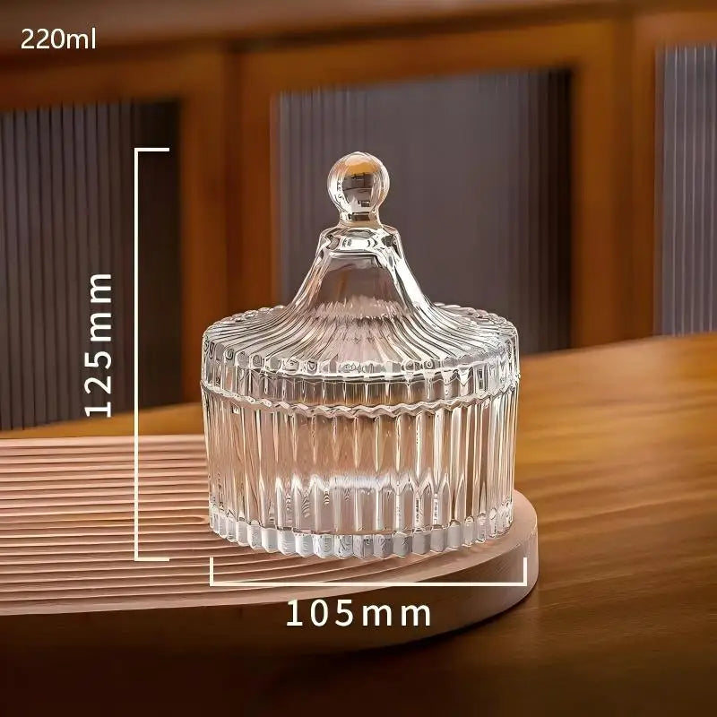 Bocal à Bonbons Mariage en Verre