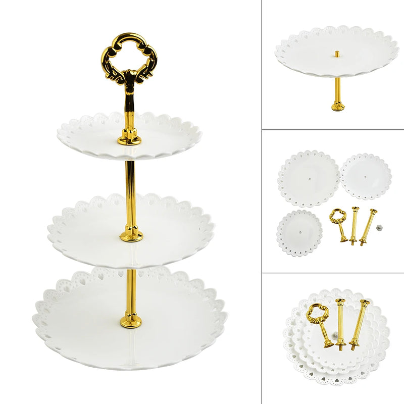 Présentoir Gâteau à 3 Étages