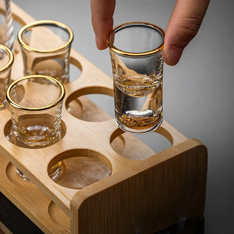 Porte-Verres à Vin en Bois