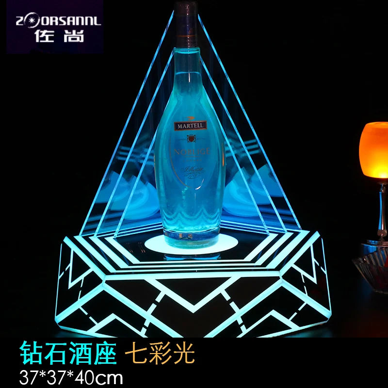 Présentoir Bouteille Lumineux LED Réception