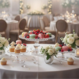 Plateaux Acrylique Multi-Formes Mariage – set buffet événement chic et moderne