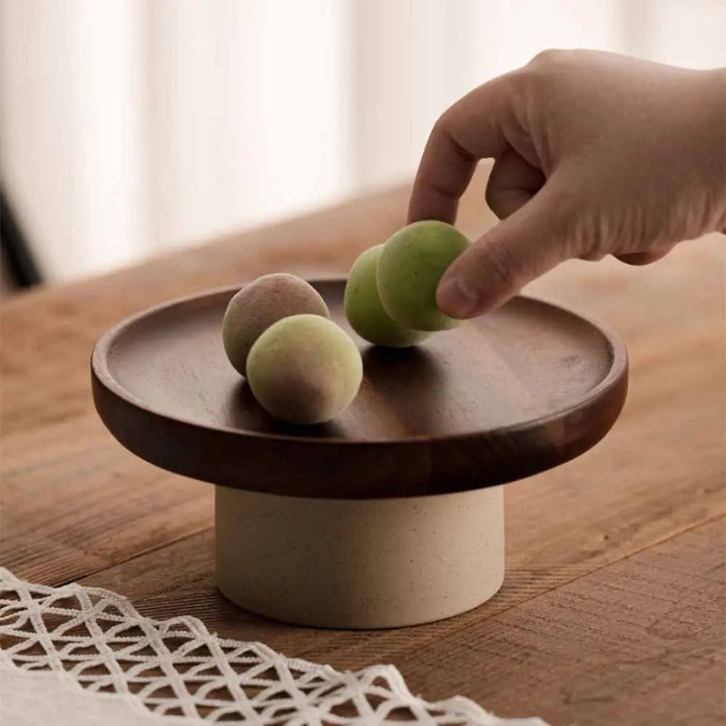 Assiette de Présentation sur Pied Haut