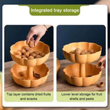 Boîte Snacks Citrouille Double Niveau