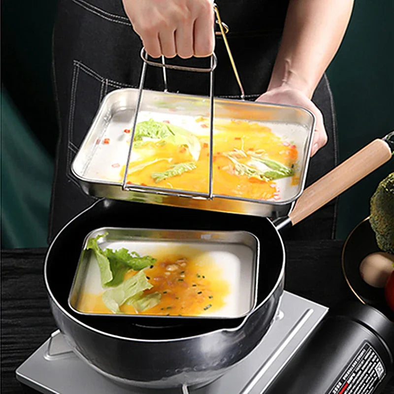 Plateau Inox Rectangle Buffet Pro