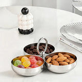 Coupe Service Inox Trois Sections