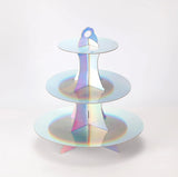 Présentoir Cupcake Carton Arc-en-Ciel