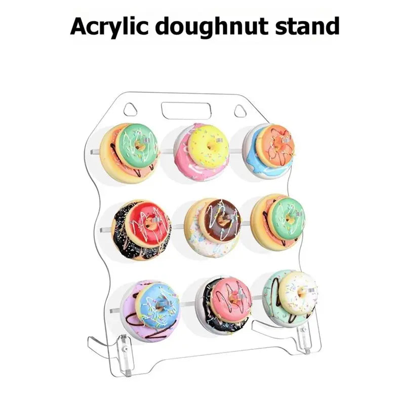 Présentoir Donuts Acrylique Transparent