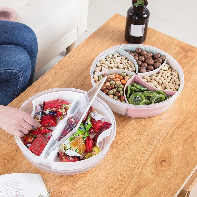 Plateau Compartimenté Fruits et Snacks