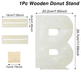 Présentoir Donuts Bois Fête Enfant