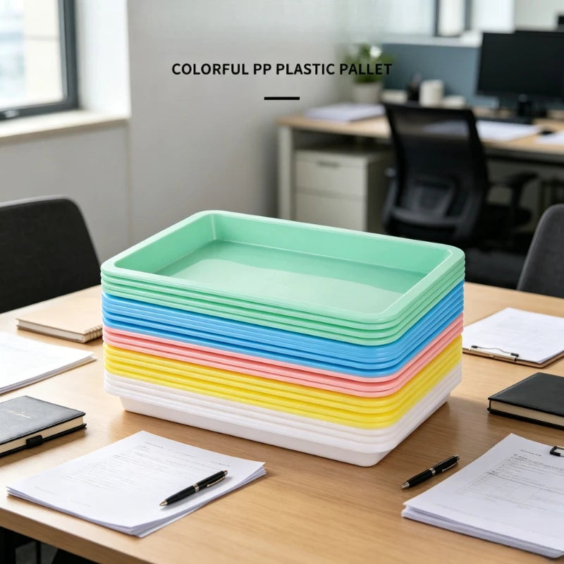 Plateau de Service Plastique Lot de 6