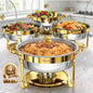 Chauffe-Plat Inox 6.5QT Buffet Traiteur Événement