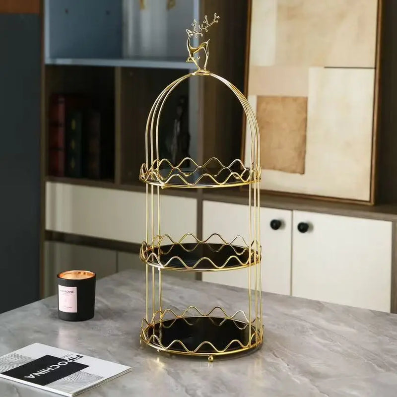 Présentoir à Gâteaux Thé Mariage Chic