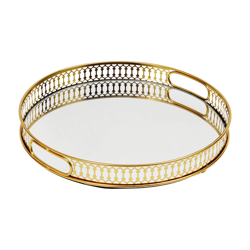 Plateau Miroir Doré Buffet
