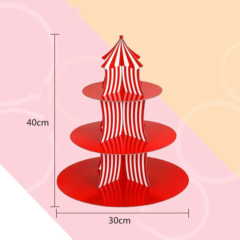 Présentoir Cupcake Carton Cirque