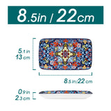 Assiettes Porcelaine Rectangulaires Service Buffet