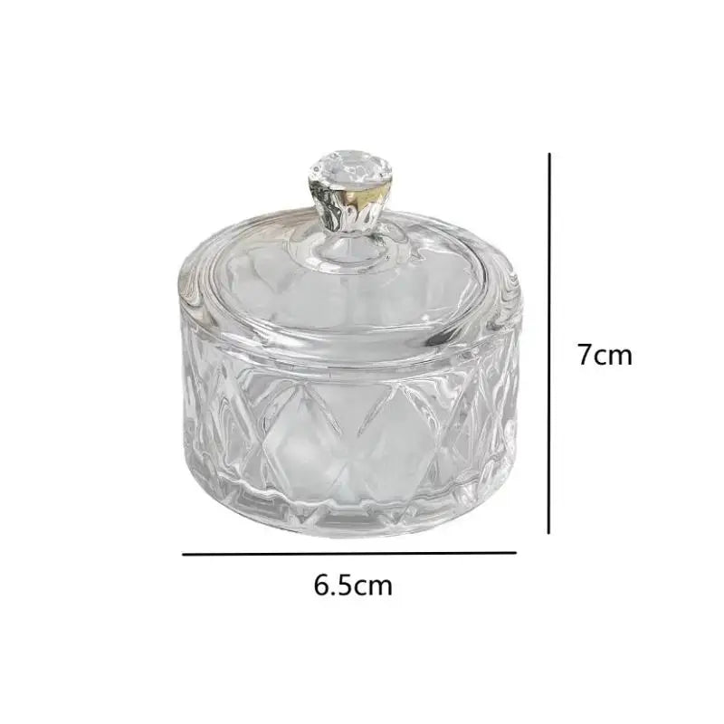 1 unidad de elegantes copas de cristal para helado y postres con tapa - perfectas para pudin, yogur y gelato - ideales para uso doméstico y comercial