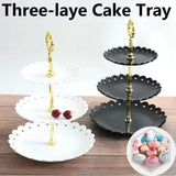 Plateau Gâteau 3 Étages Pétale