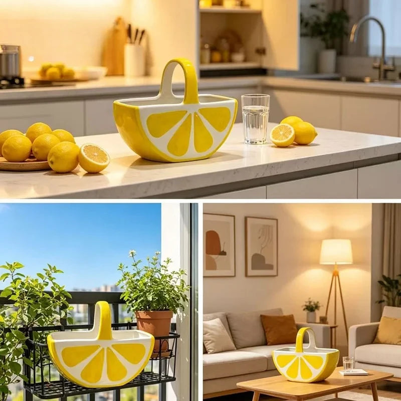 Panier de Présentation Céramique Fruits Buffet
