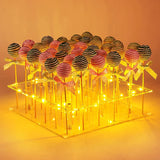 Présentoir Cupcakes Acrylique LED Mariage