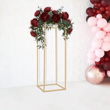 Présentoir Fleurs Doré Mariage Allée