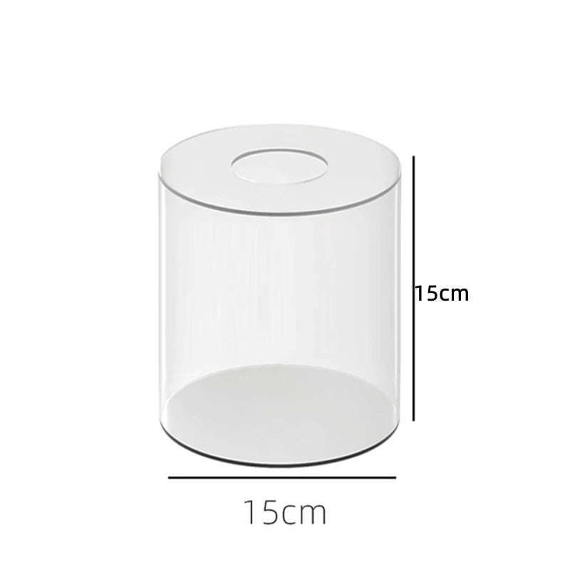 Présentoir Gâteau Acrylique Rond Socle Transparent