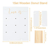 Mur de Donuts Rustique Buffet