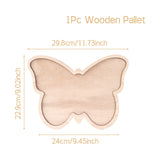 Plateau Bois Lapin Pâques