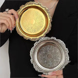 Lot 4 Plateaux Gâteaux Métal