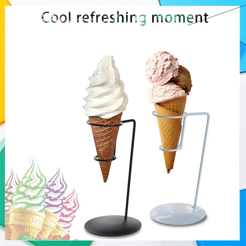 Présentoir Cornets à Glace en Fer
