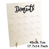 Présentoir Mural Donuts en Bois