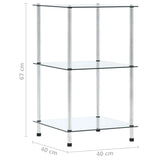 Étagère Présentoir Verre 3 Niveaux