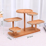 Présentoir Bois Multi-Niveaux Cupcakes