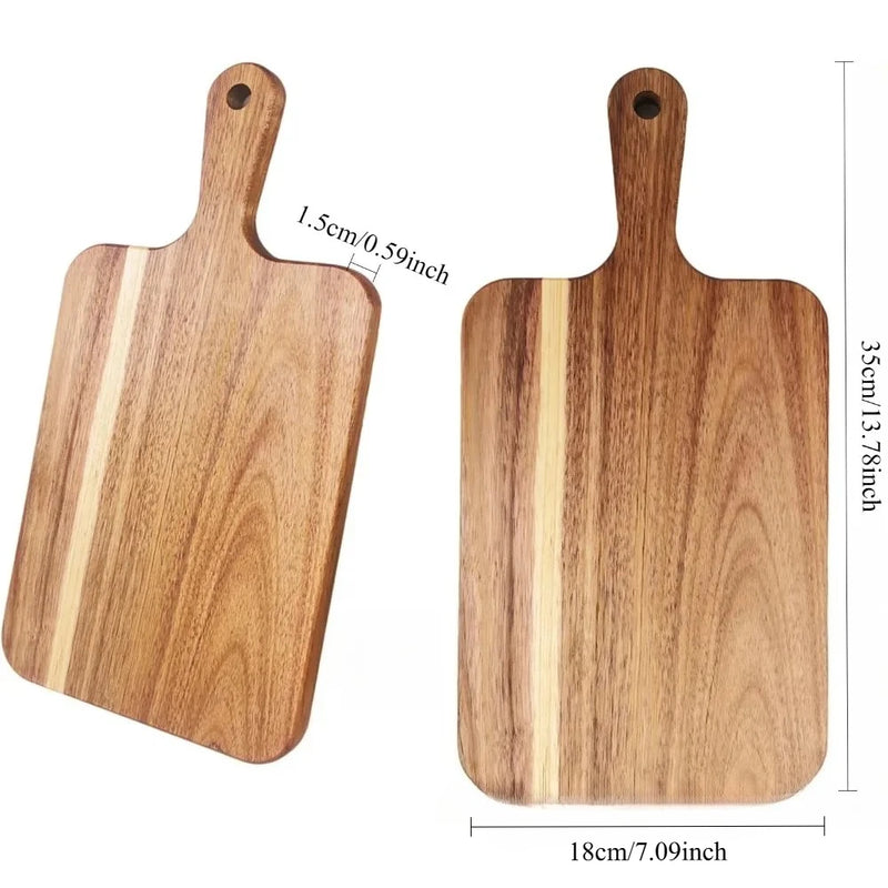 Planche à Charcuterie Carrée en Bois