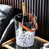 Seau à Glace Transparent Bar Portable