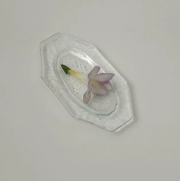 Assiette de Présentation Verre Octogonale Mini