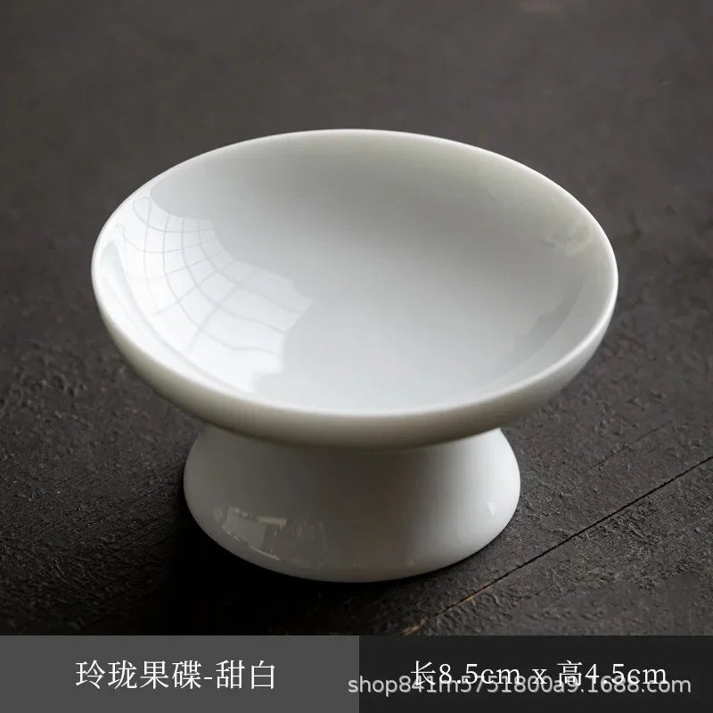 Assiette de Présentation Céramique sur Pied Mignardises