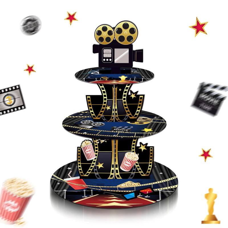 Présentoir Cupcakes 3 Étages Cinéma