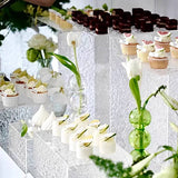 Présentoir Buffet Acrylique Ondulé Set 8 Pièces – élément déco fête prénatale