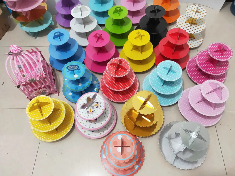 Présentoir Gâteau 3 Étages