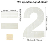 Présentoir Donuts Bois Fête Enfant